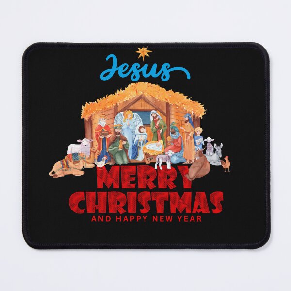 Item preview, Jesus Merry christmas and Happy new year designed and sold by Faithandpattern.