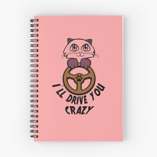 Item preview, I'll Drive You Crazy Cat Driver designed and sold by antarte99.