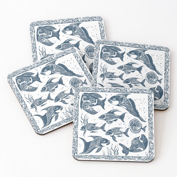 Item preview, Sea Life creatures #2 designed and sold by Aeterna Prints.