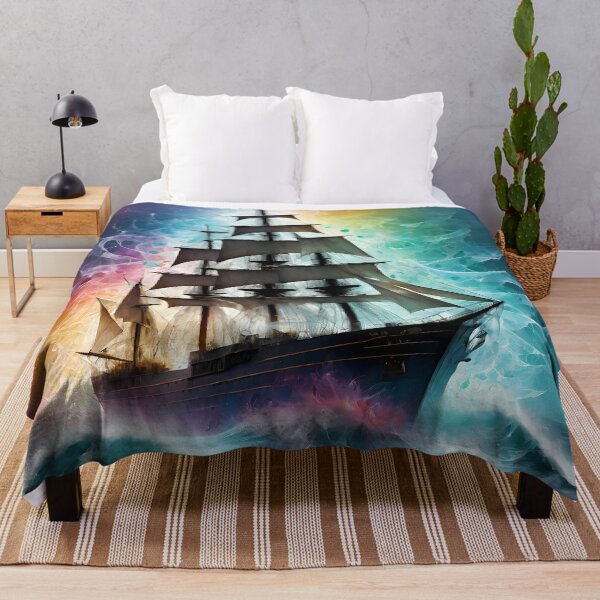 Item preview, Océano en Bytes: Barcos Digitales en las Olas, Arte de Vanguardia que Rompe Fronteras designed and sold by Artedig.