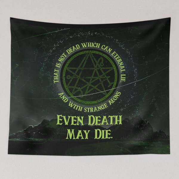 Item preview, POSTER Even Death May Die designed and sold by Krobilad.