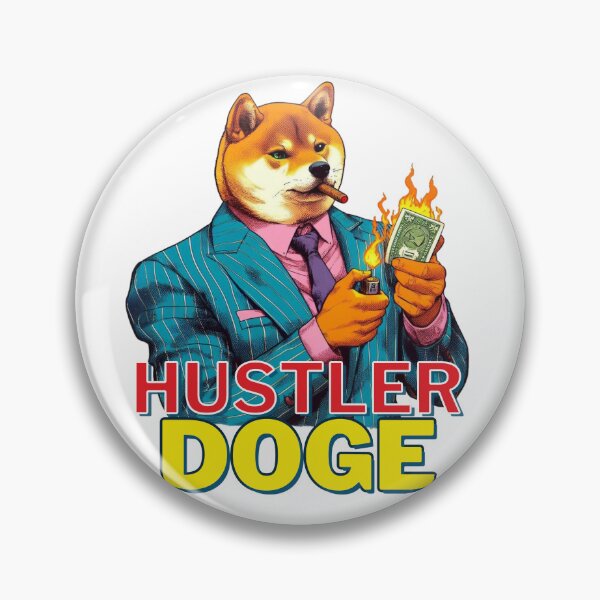 Item preview, Hustler Doge, meme de moneda Doge, shiba inu, meme manga, moneda Doge designed and sold by 1SINGHA.