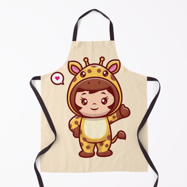 Item preview, Cute Kid Wearing Giraffe Costume Cartoon Vector Icon Illustration designed and sold by hjian8219.