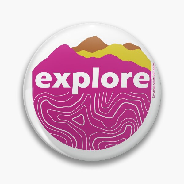 Item preview, Pink Explore Mountains designed and sold by CraneCreek.