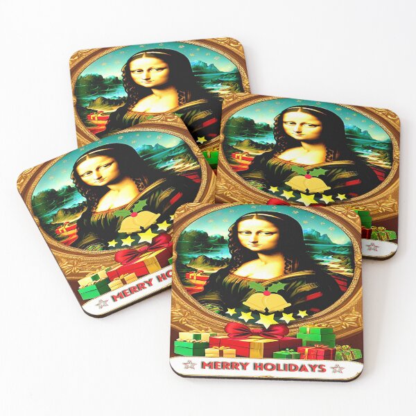 Item preview, Mona Merry Lisa Holidays. designed and sold by Giulivo Store Graphic.