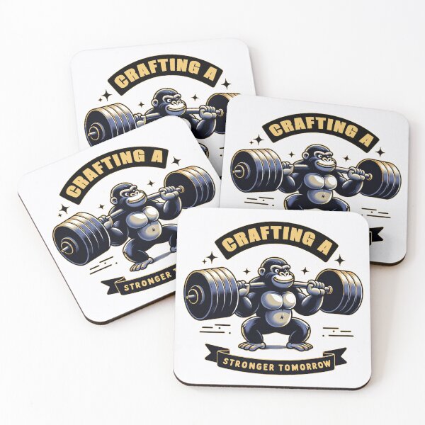 Item preview, Weightlifting - Crafting a Stronger Tomorrow designed and sold by Mindful-Designs.