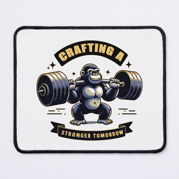 Item preview, Weightlifting - Crafting a Stronger Tomorrow designed and sold by Mindful-Designs.