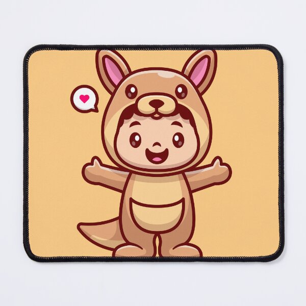 Item preview, Cute Kid Wearing Kangaroo Costume Cartoon Vector Icon Illustration designed and sold by hjian8219.