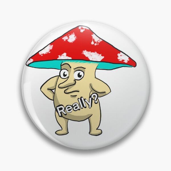 Item preview, Disapproving Mushroom  designed and sold by Huntic.