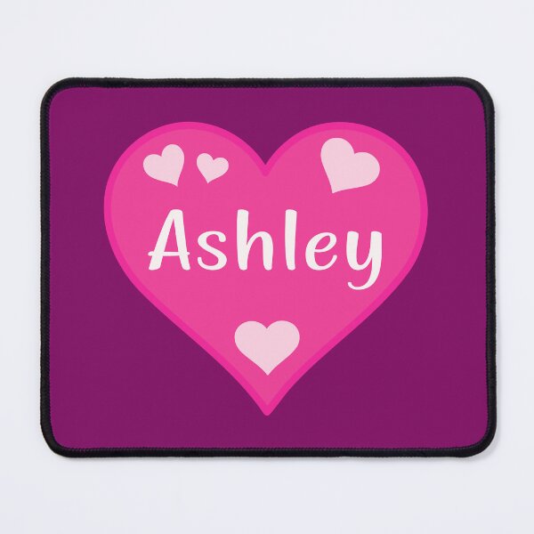 Item preview, Ashley Name Pink Heart  designed and sold by Jeallan Designs.