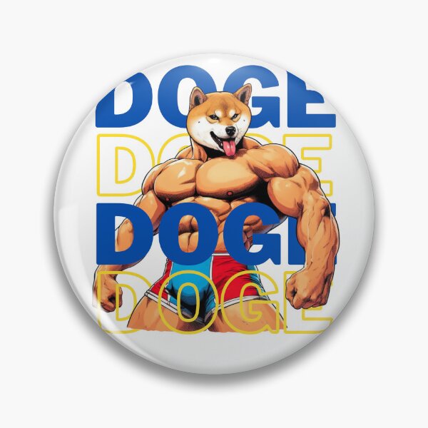 Item preview, Muscle Dogecoin,Doge coin meme,shiba inu,manga meme,Doge coin designed and sold by 1SINGHA.