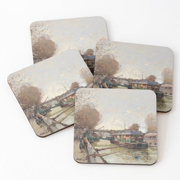 Item preview, Quai de la Seine, Paris (20th century) - Eugène Galien Laloue designed and sold by SALON DES ARTS.