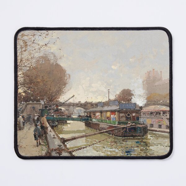 Item preview, Quai de la Seine, Paris (20th century) - Eugène Galien Laloue designed and sold by SALON DES ARTS.