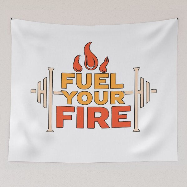 Item preview, Weightlifting - Fuel Your Fire designed and sold by Mindful-Designs.