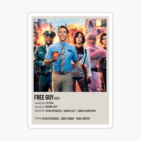 Funny Gifts For Free Guy Catchphrase Ryan Reynolds Gift For Fans | Sticker