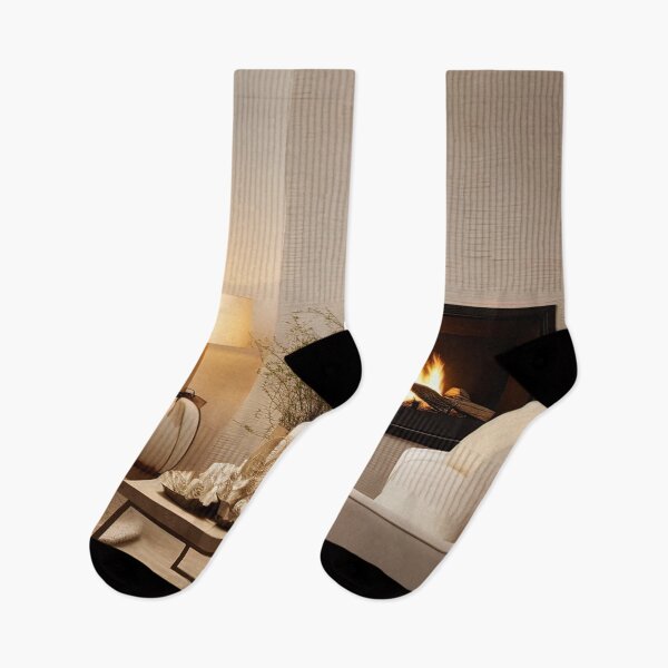Item preview, Cozy Winter Evening by the Fireplace designed and sold by FireScreen.