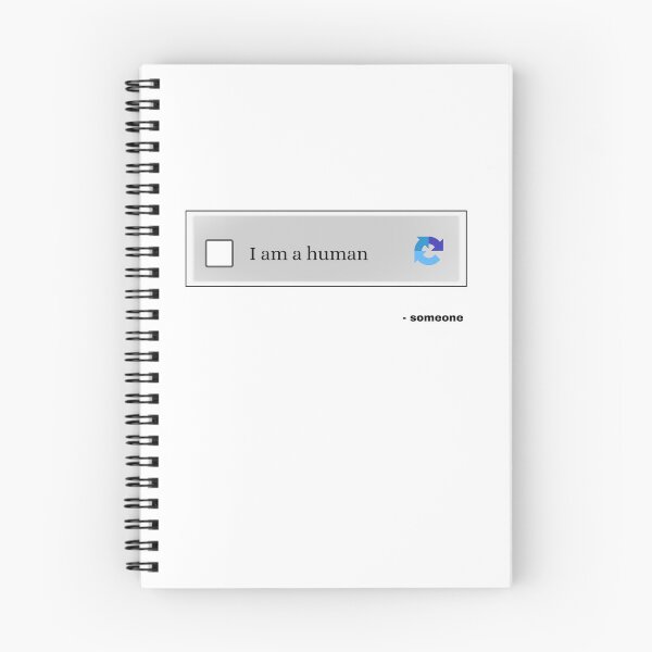 Item preview, Copy of I am a human captcha fill security question she said  designed and sold by Cosmicworld07.