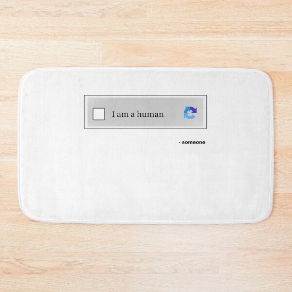 Item preview, Copy of I am a human captcha fill security question she said  designed and sold by Cosmicworld07.