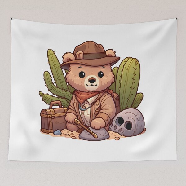 Item preview, Cute Archaeologist Bear  designed and sold by TeddybearClub.