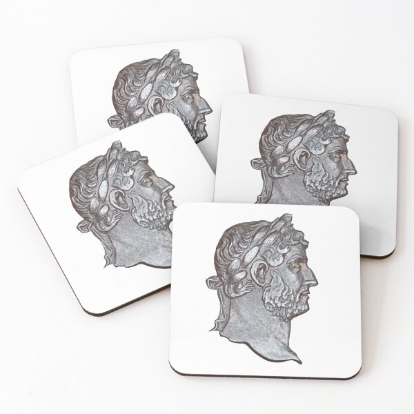 Item preview, Roman Emperor Hadrian Coin Portrait Isolated designed and sold by OptimoPrincipi Roman Coins.