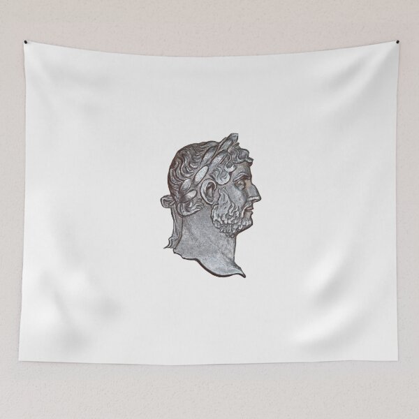 Item preview, Roman Emperor Hadrian Coin Portrait Isolated designed and sold by OptimoPrincipi Roman Coins.