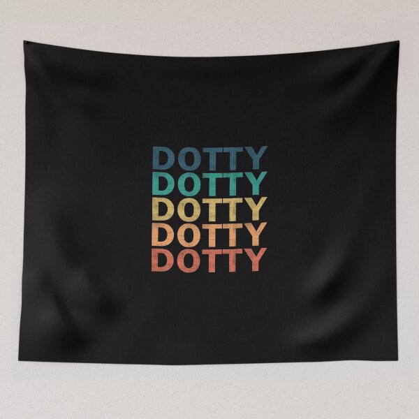 Item preview, Dotty Name - Dotty Vintage Retro Proud Name designed and sold by LeonorBialasz.