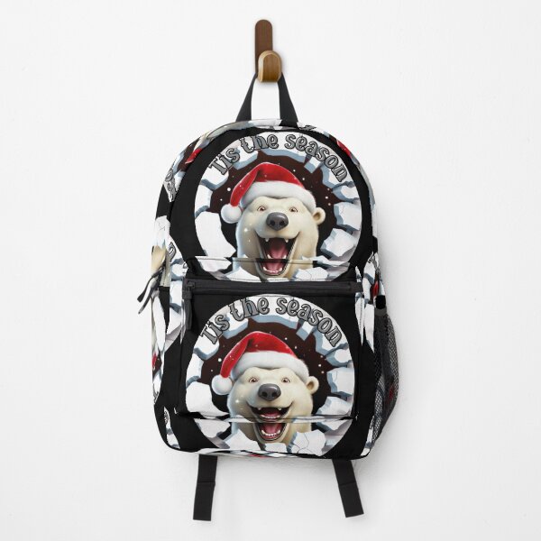 Item preview, 3D Christmas Polar Bear Broken Wall designed and sold by BotunPeony.
