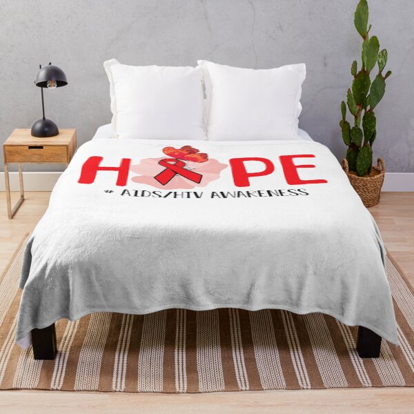 Item preview, Hope Aids HIV Awareness Month Red Ribbon Butterfly designed and sold by defabiosofxs.