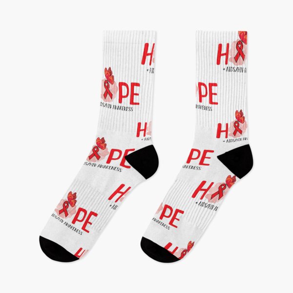 Item preview, Hope Aids HIV Awareness Month Red Ribbon Butterfly designed and sold by defabiosofxs.