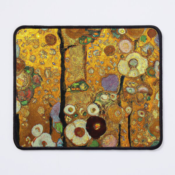 Aperçu de l'œuvre Fleurs Gustav Klimt créée et vendue par maniacfitness.