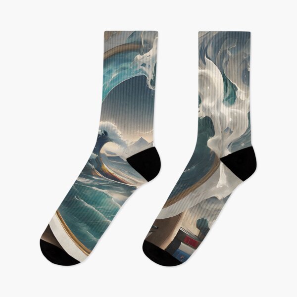 Item preview, Wave Coming Out of a Mirror - Cool Art designed and sold by joejiing.