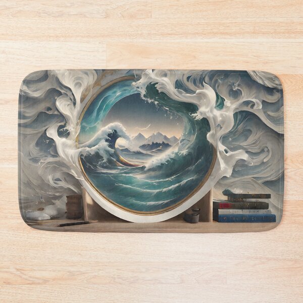 Item preview, Wave Coming Out of a Mirror - Cool Art designed and sold by joejiing.