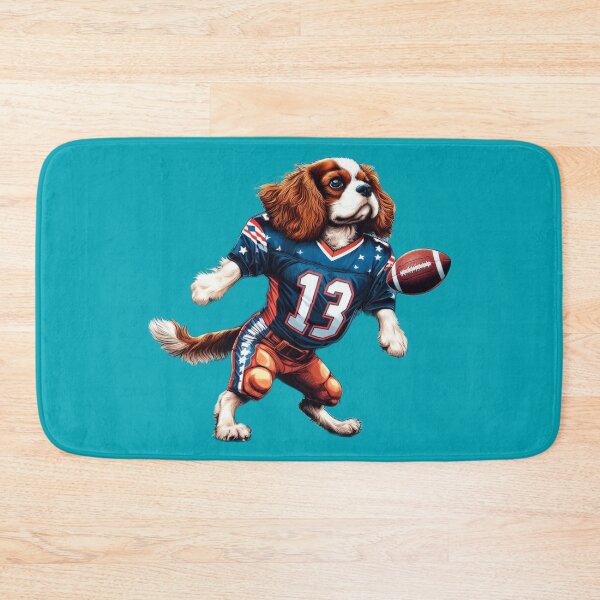Item preview, Blenheim Cavalier American Footballer designed and sold by barksandsqueaks.