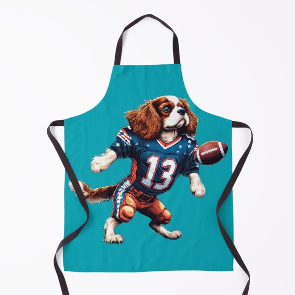 Item preview, Blenheim Cavalier American Footballer designed and sold by barksandsqueaks.