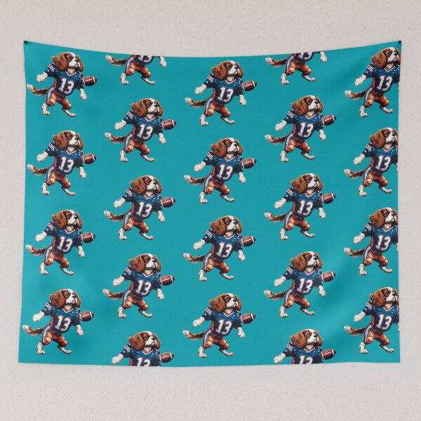 Item preview, Blenheim Cavalier American Footballer designed and sold by barksandsqueaks.