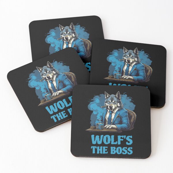 Item preview, Wolf's the boss. The wolf boss designed and sold by twisted-dot.