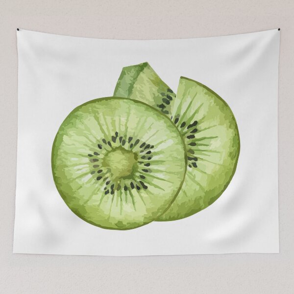 Item preview, Realistic and Colorful Watercolor Kiwi Delight designed and sold by vicempe.