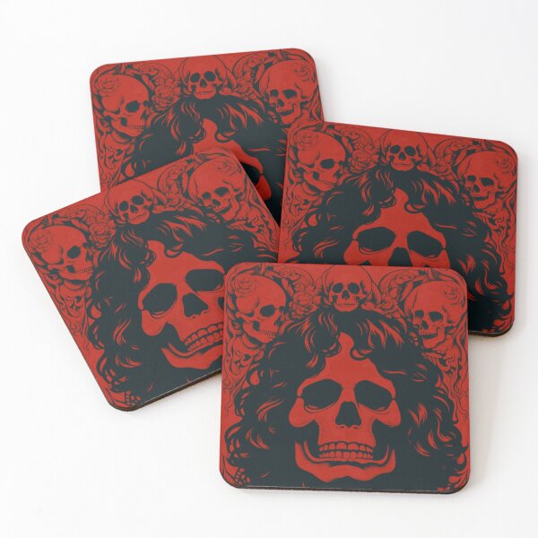 Item preview,  Jim Morrison Dark Red Artwork | Skull Art | TheAmericanPoet designed and sold by TheAmericanPoet.