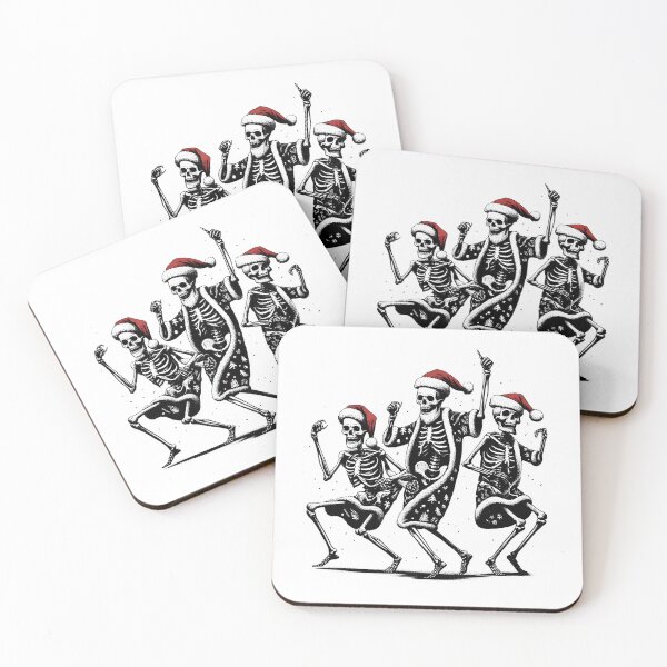 Item preview, Christmas Dancing Skeleton -Christmas funny designed and sold by GalaxyGraffiti.