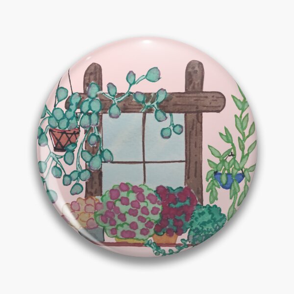 Item preview, Messy window garden - pink designed and sold by TheBrambleBox.