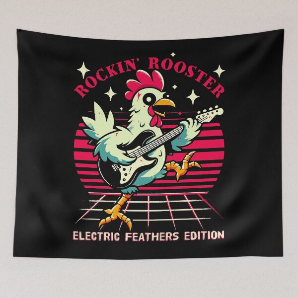 Item preview, Rockin' Rooster, Eletric Feathers Edition designed and sold by RafaelLima7.