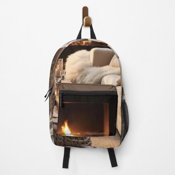 Item preview, Cozy Winter Evening by the Fireplace designed and sold by FireScreen.