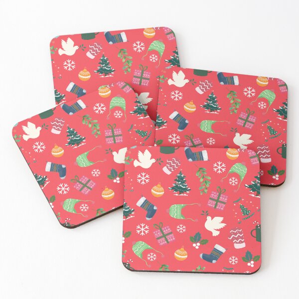 Item preview, Red Christmas background designed and sold by GasconyPassion.