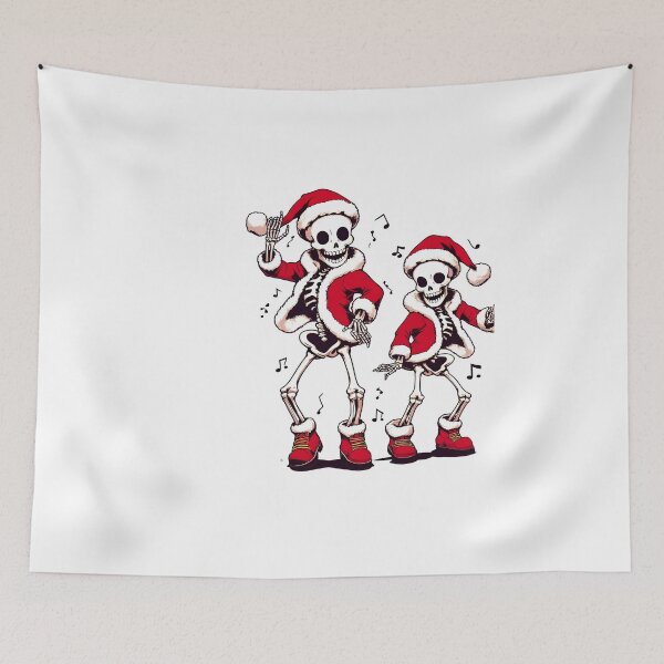 Item preview, Christmas Dancing Skeleton - Christmas funny designed and sold by GalaxyGraffiti.