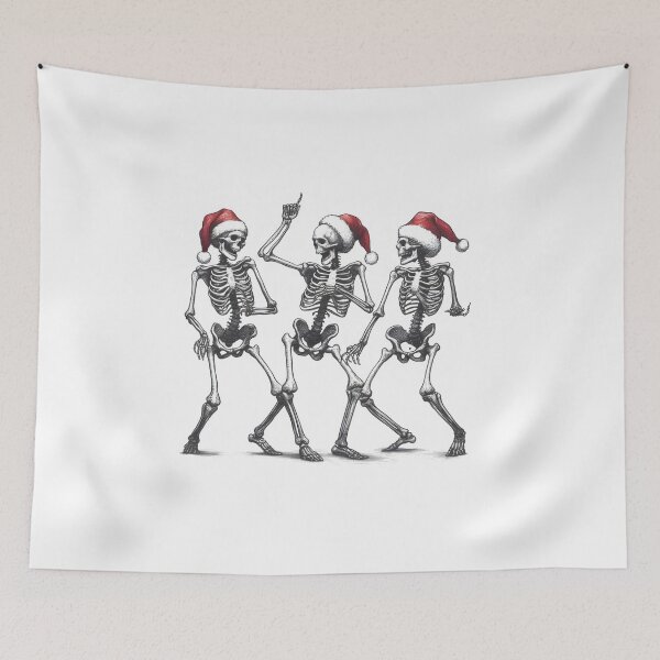 Item preview, Christmas Dancing Skeleton - Christmas funny designed and sold by GalaxyGraffiti.