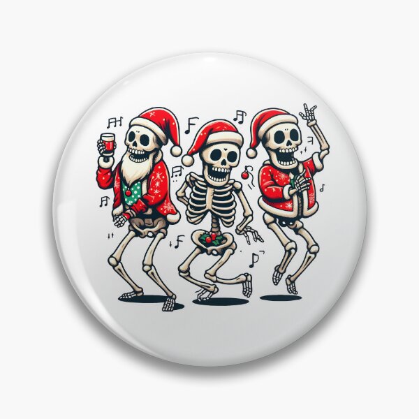 Item preview, Christmas Dancing Skeleton - Christmas funny designed and sold by GalaxyGraffiti.