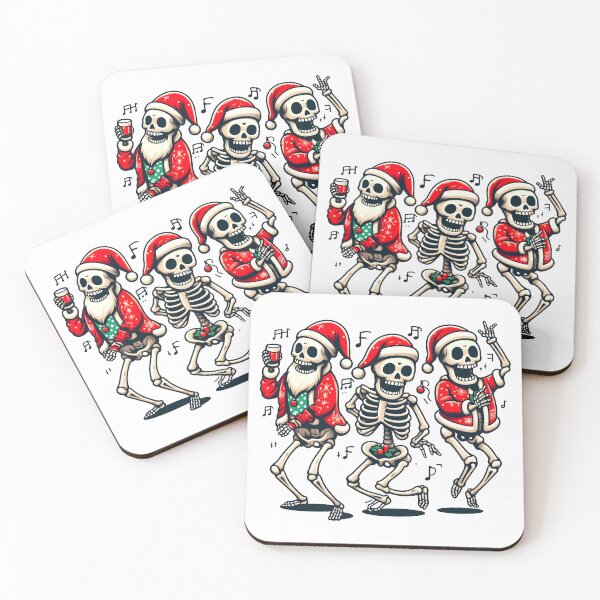Item preview, Christmas Dancing Skeleton - Christmas funny designed and sold by GalaxyGraffiti.