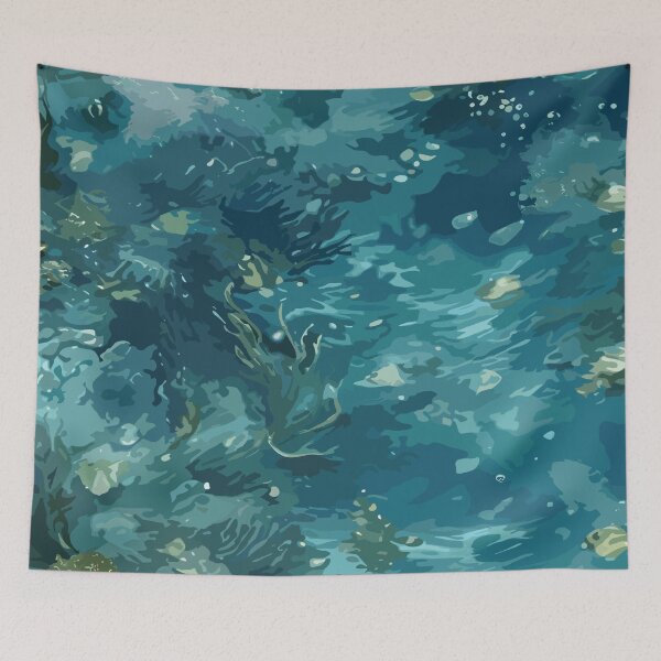 Item preview, Sea blackground wallpaer designed and sold by actartcreation.