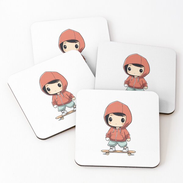Item preview, Skateboarding little cute guy designed and sold by omerfdln34.
