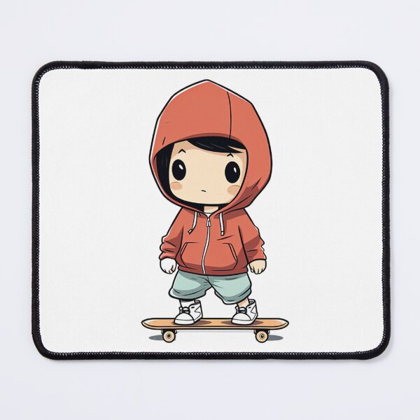Item preview, Skateboarding little cute guy designed and sold by omerfdln34.